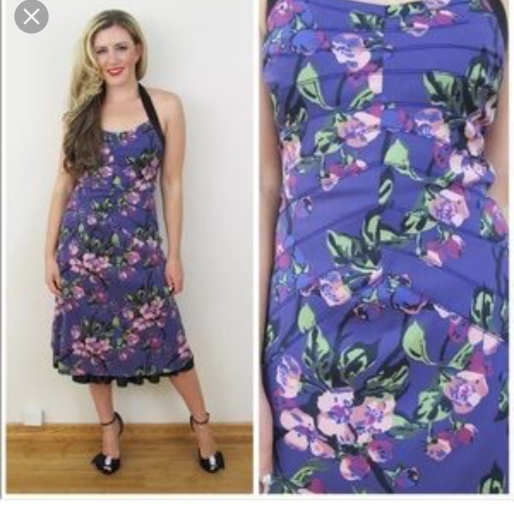 Karen Millen midi 1940s dress