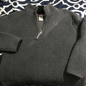Vs PINK SHERPA PULLOVER JACKET