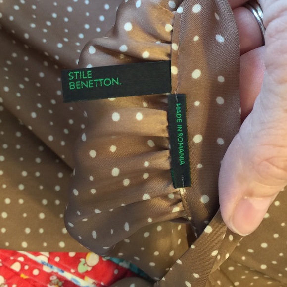 United Colors Of Benetton Dresses - Benetton Polka Dot Dress Tunic United Colors Of Benetton Dresses - Benetton Polka Dot Dress Tunic