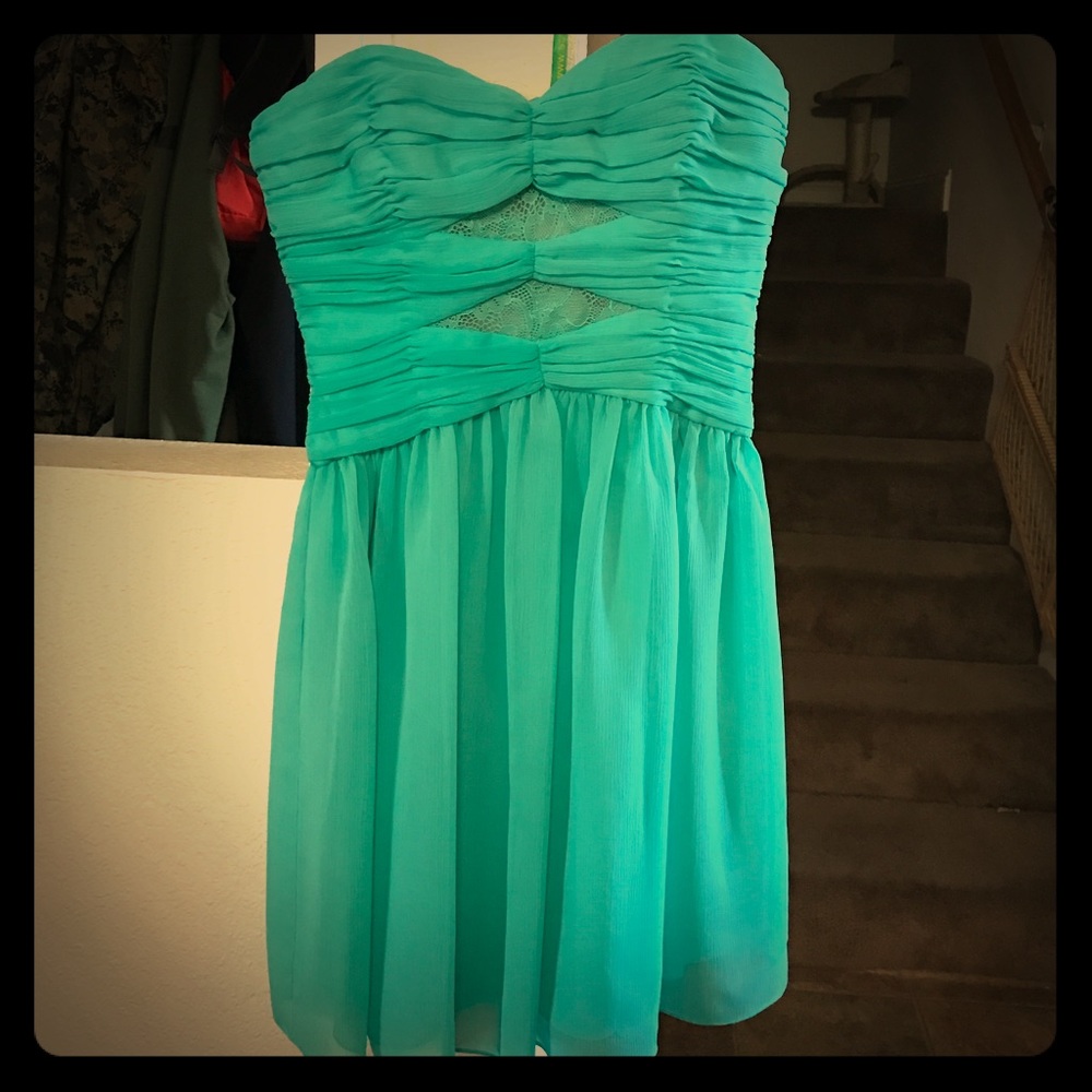 Super cute Max and Cleo teal dress