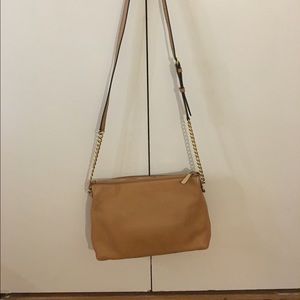 Michael Michael Kors Tan Leather Crossbody Bag