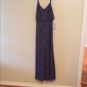 Adrianna Papell Sequined Gown