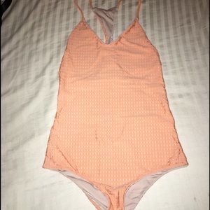 Sunset mesh one piece