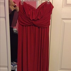 Red jessica simpson dress