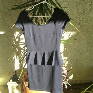 Peplum dress