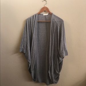 Long grey cardigan
