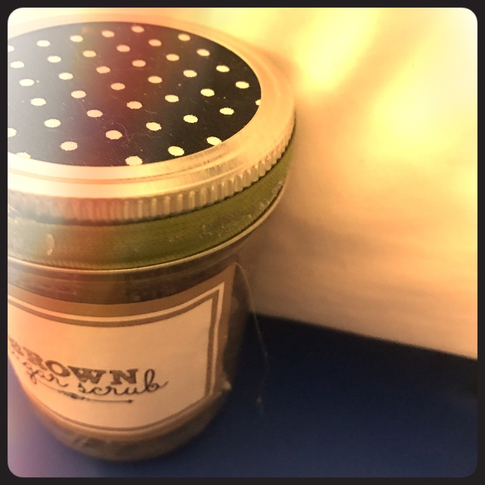Brown Sugar Scrub- Coconut Oil- Vanilla Essential
