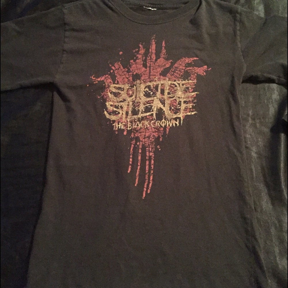 Faded suicide silence shirt