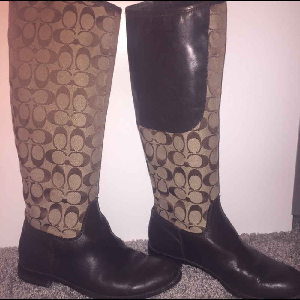Coach riding boots