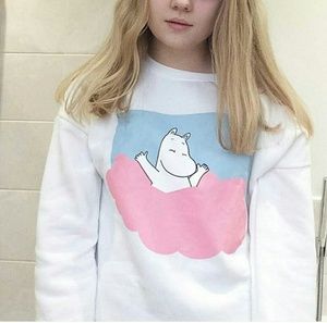 Cartoon Cloud Sweater | tumblr/aesthetic clothing