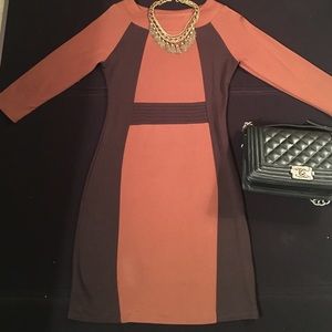 European Designer Long Sleeve Sheath Dress