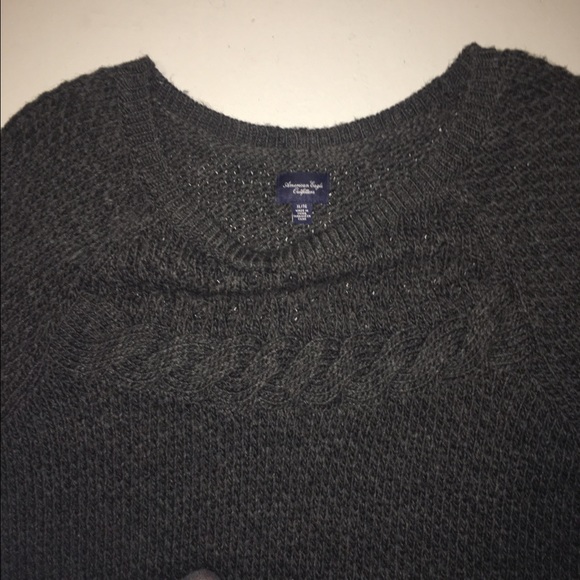 Dark Gray AMERICAN EAGLE Oversized Sweater! - Picture 3 of 4