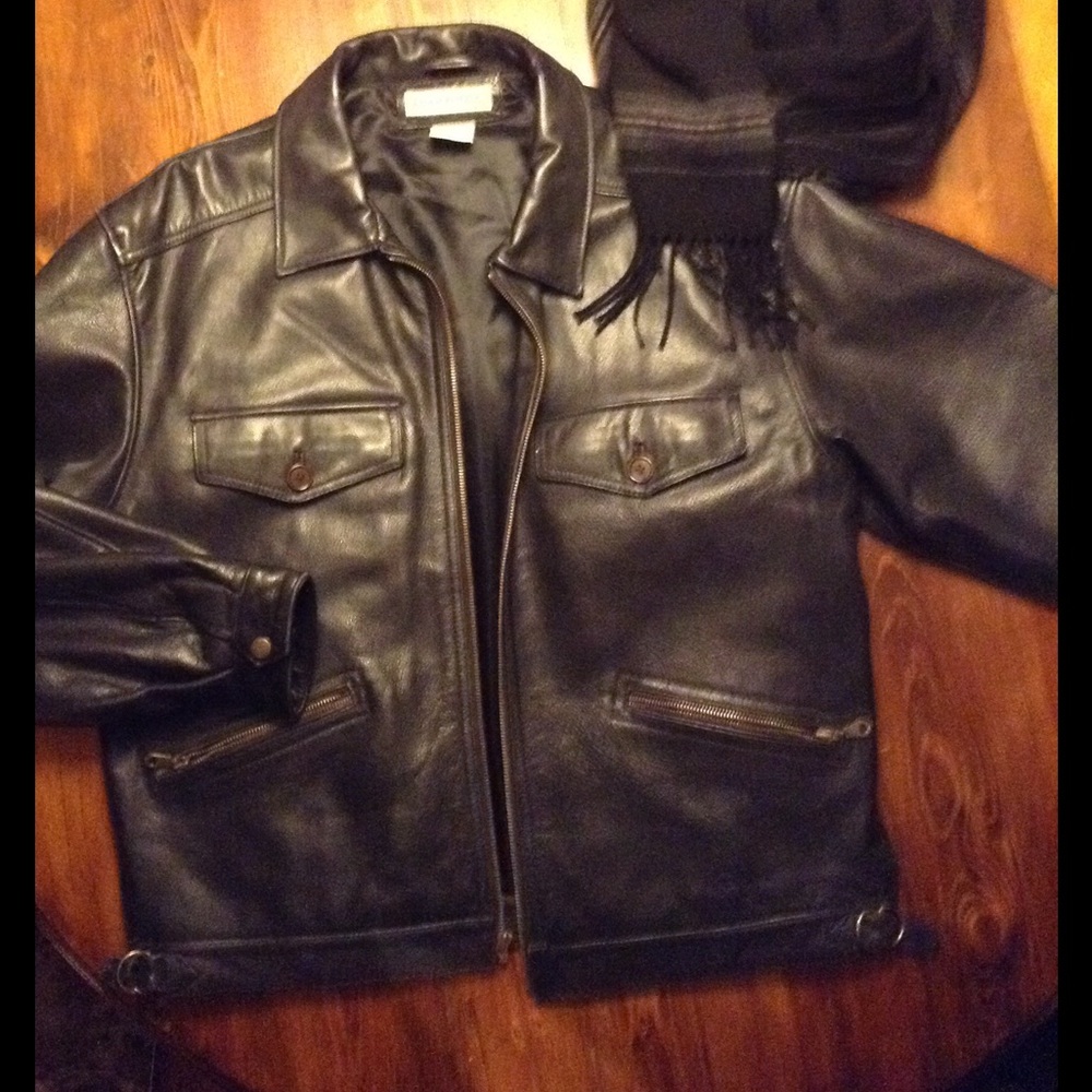 Banana Republic Men's Leather Jacket