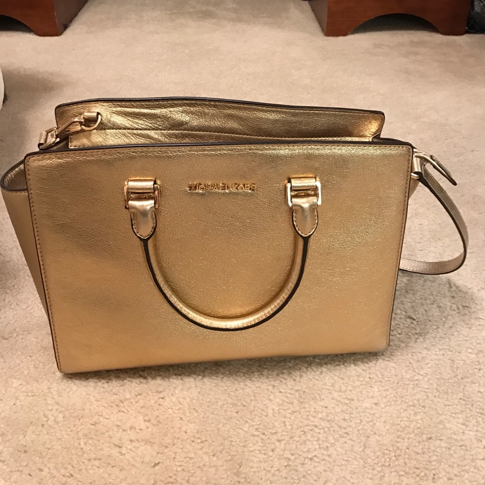 Michael Kors Gold Purse
