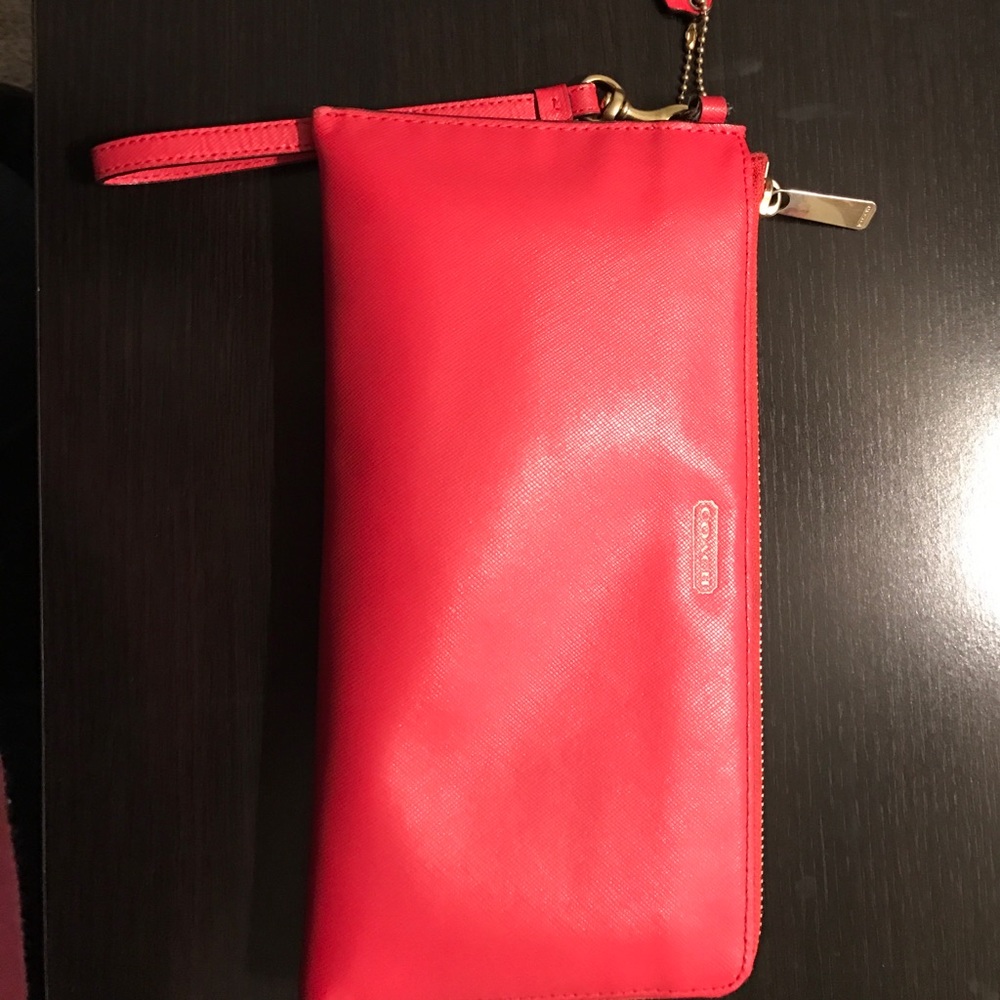 Coach oversized wristlet