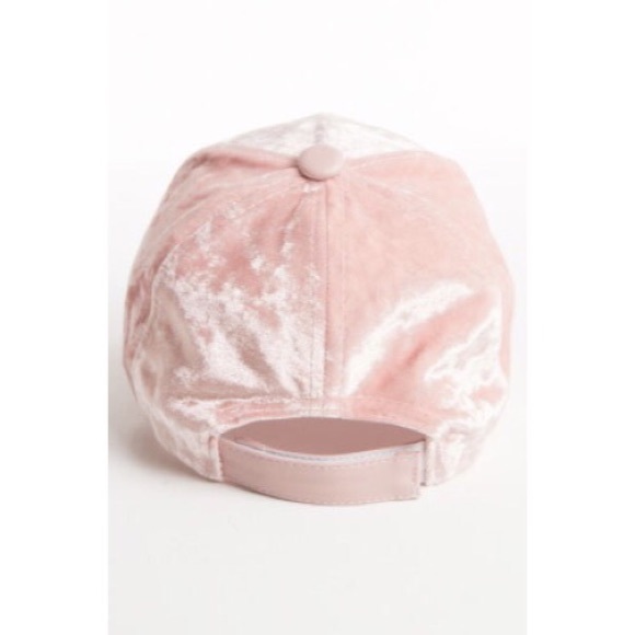 Pink Velvet Cap #830-P - Picture 3 of 3