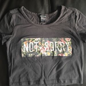Not Sorry Wetseal Crop Top