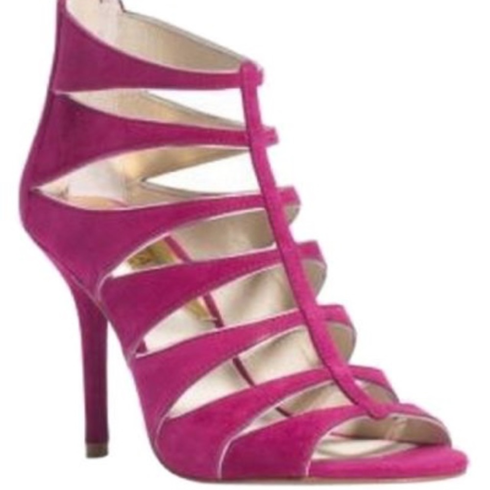 NEW Michael KORS Mavis open-toed heels.