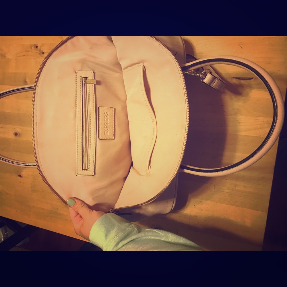 Express satchel/purse - BEIGE