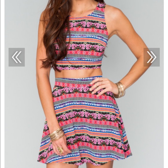 Show Me Your MuMu Dresses & Skirts - Show Me Your Mumu crop top and skirt