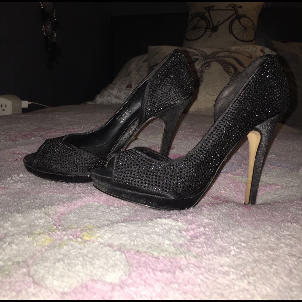 Sparkly heels