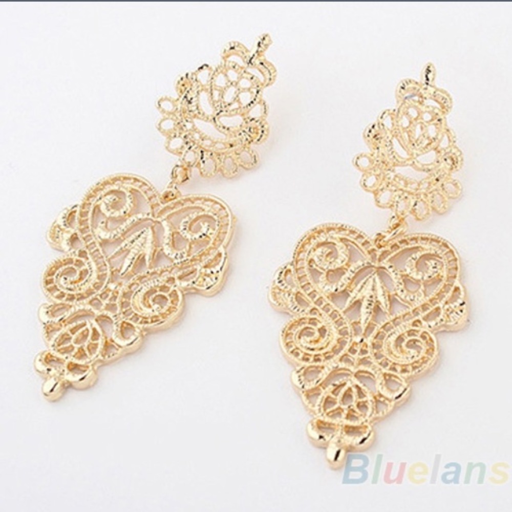 Gold Dangle Earrings