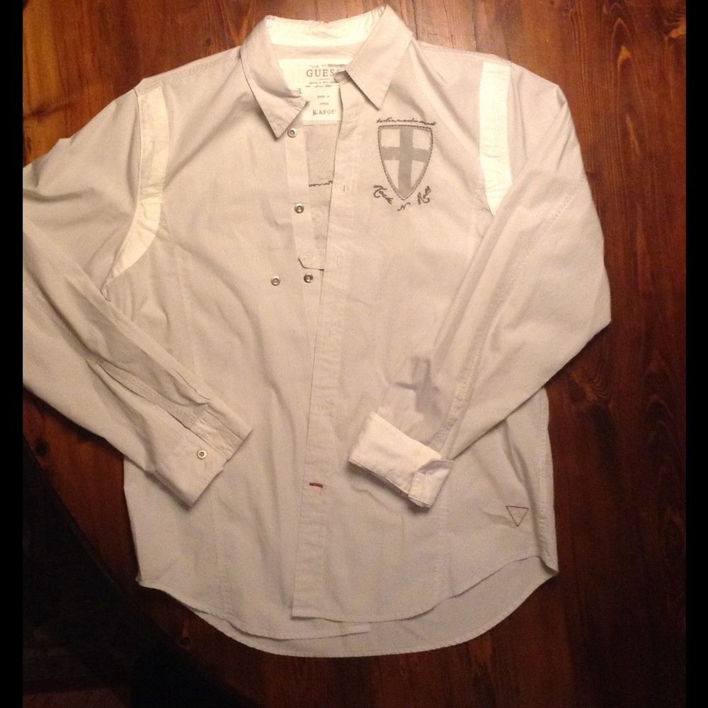 Guess men's shirt size Large