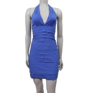 Gorgeous blue halter neck dress
