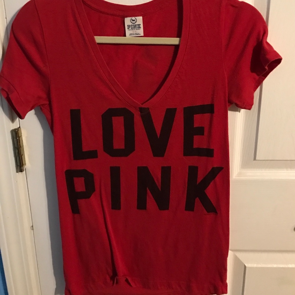 Red Victoria secret v neck