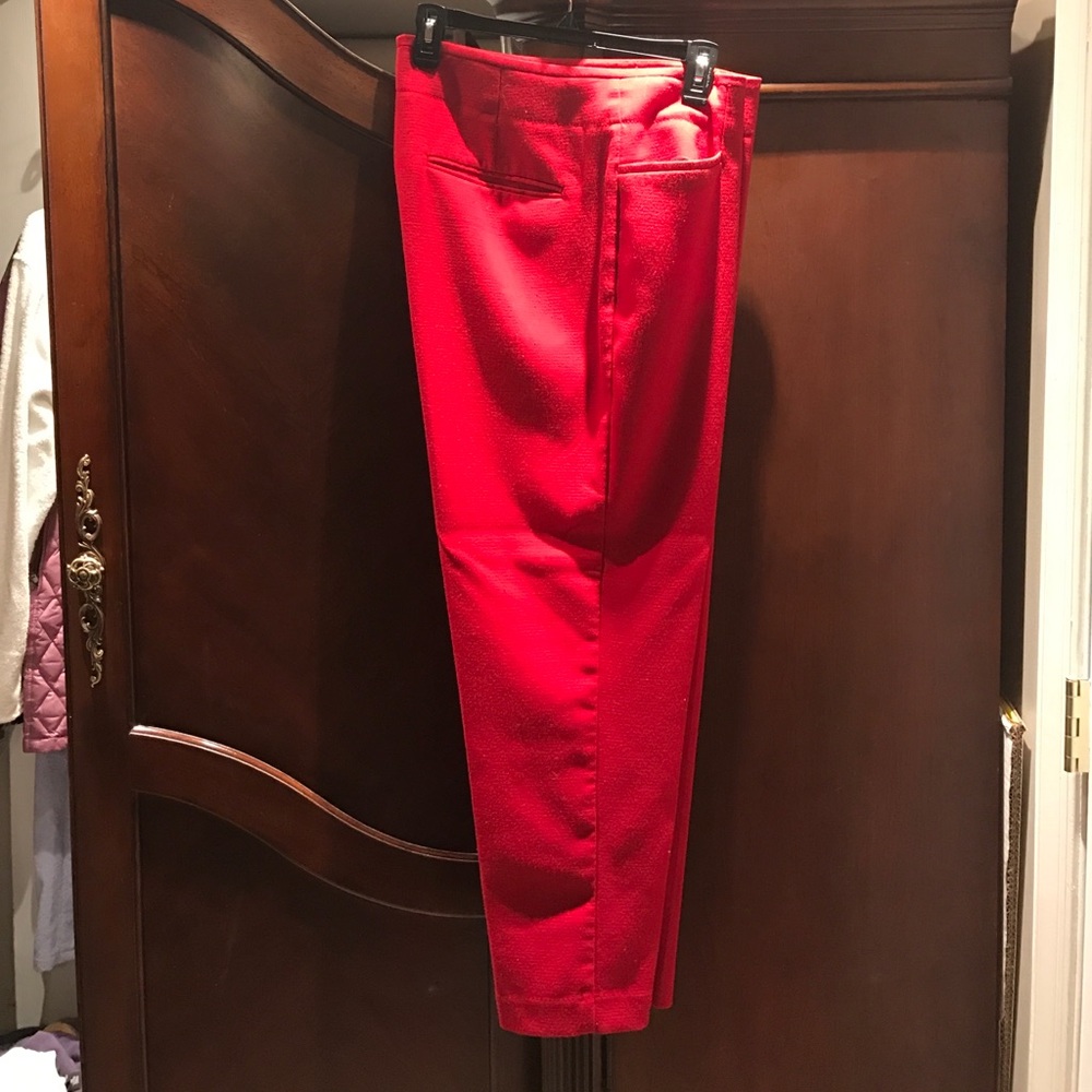 Eloquil red pants size 16W