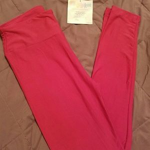 Lularoe leggings OS pink
