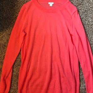 Jcrew Factory watermelon pink sweater