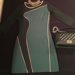 European Designer Long Sleeve Sheath Dress - 2