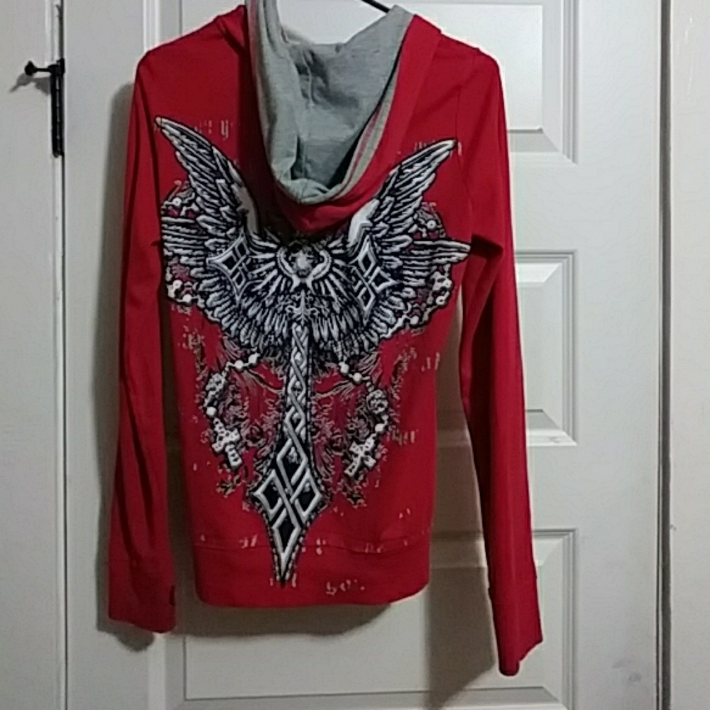 Red Biker Company BadA** Zip up