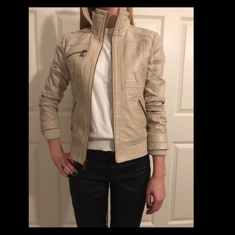 Leather jacket