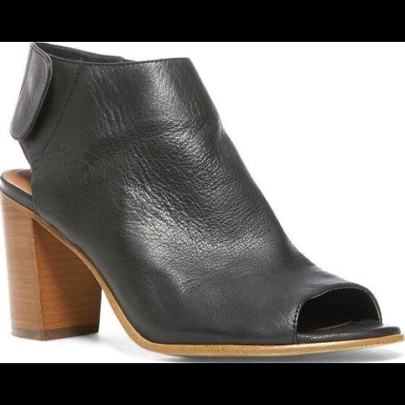 Steve Madden Shoes - Leather Peeptoe Steve Madden Heels