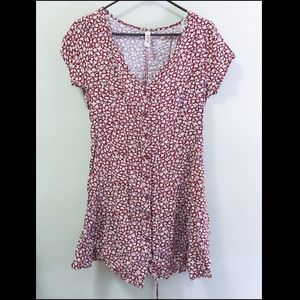 90's Inspired Floral Dress with Pockets