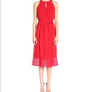 Donna Ricco solid crepe dress
