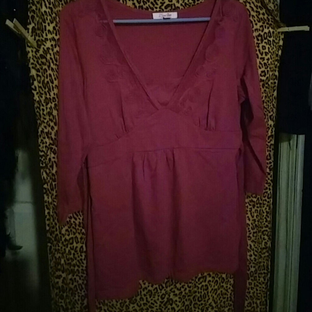 Pinkish Rose Tunic top ??
