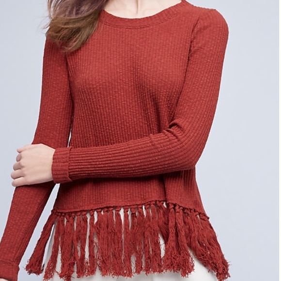 Anthropologie Sweaters - Anthropologie Tassel Pullover