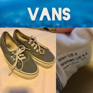 Authentic/Classic Vans - light grey