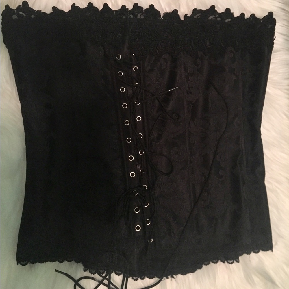 Black corset top