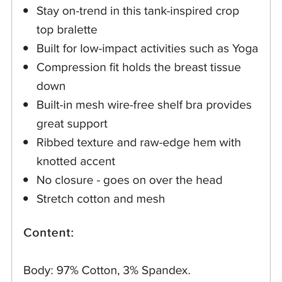 🆕 Free People Crop top ✨Price drop! - Picture 5 of 5