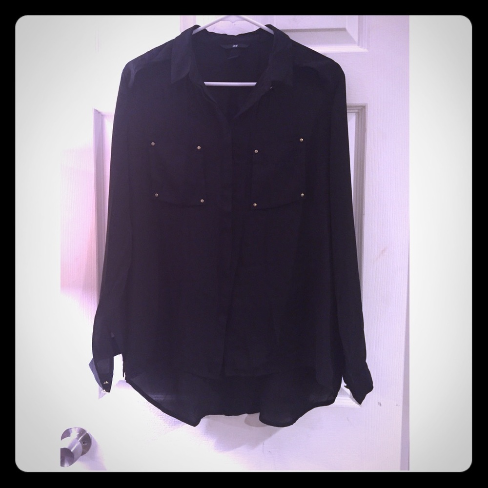 Black dress shirt