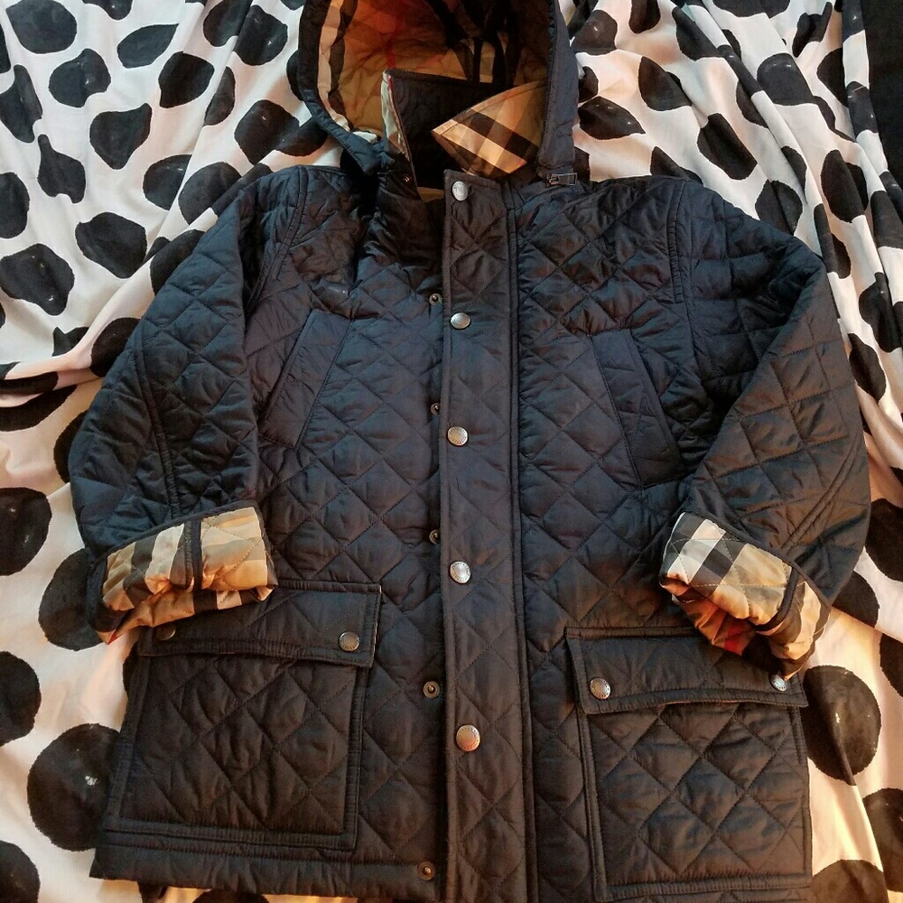 Authentic Navy Blue Burberry Jacket