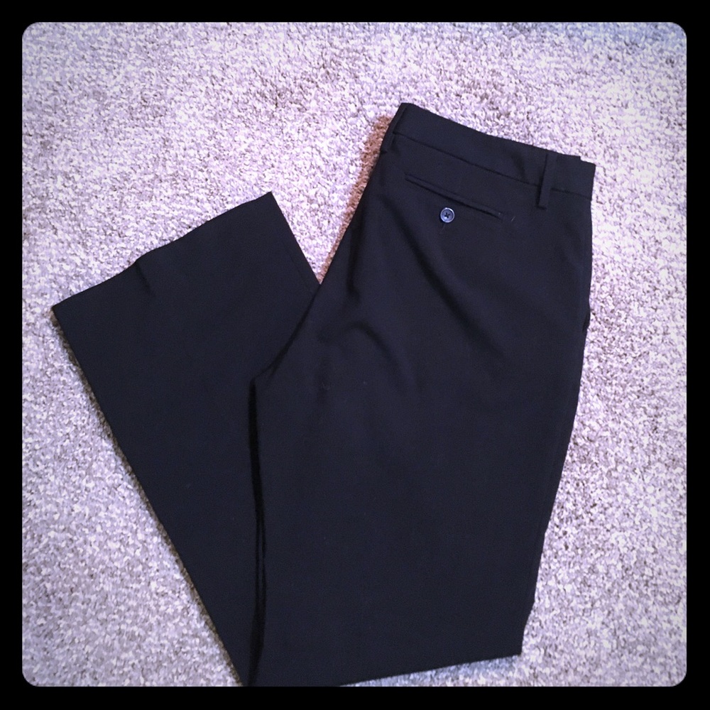 Black Gap straight fit trousers