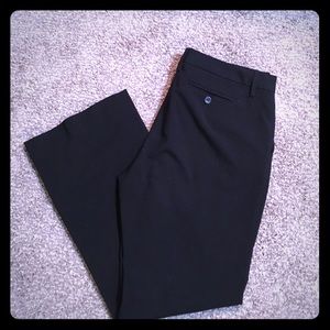 Black Gap straight fit trousers