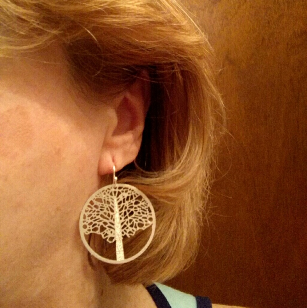 Statement earrings tree /Life earrings - Picture 2 of 3
