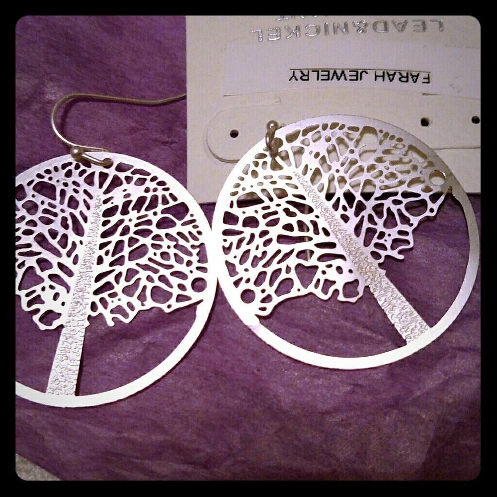 Statement earrings tree /Life earrings