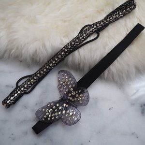 Vintage Butterfly & Beaded Headbands